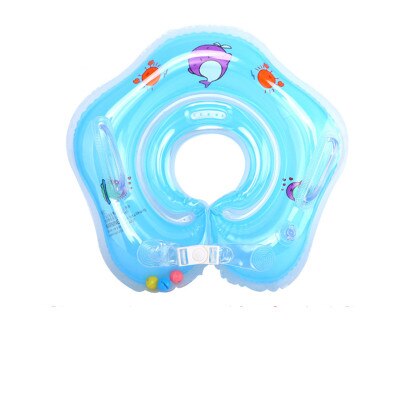 Summer Inflatable Baby Cute Swimming Rings For 0-3 Years Old Kids Bathing Circle Swimming Pool Accessories Pool Rafts Inflatable: Blue