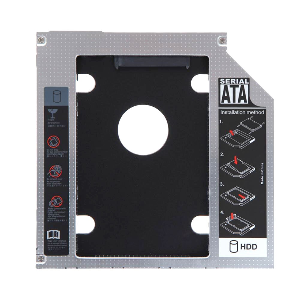 9.5mm/12.7mm SATA HDD SSD Hard Drive CD-ROM Bracket Caddy Bay for MacBook Windows