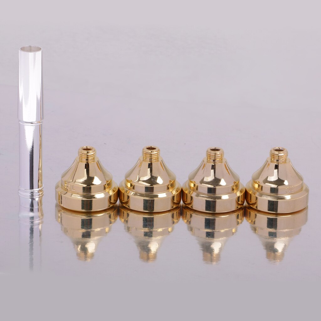 3C 5C 7C 1 1 / 2C Trumpet Mouthpiece Gold-plated Set for Wind Instruments