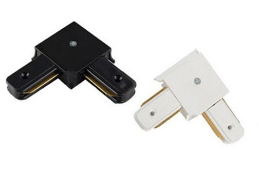 10 stücke FÜHRTE Schiene Track Leuchte Aluminium 1 meter 2 draht Anschluss System Tracks Leuchte 1 m schwarz weiß Universal Schienen