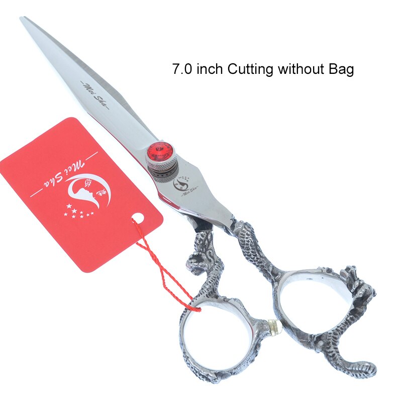 Top huisdierverzorgingsschaar 6.0 " 7.0 " hondenknipschaar dieren uitdunnen trimmen tesoura japan 440c dierentondeuses  a0164a: A0165a-03-70