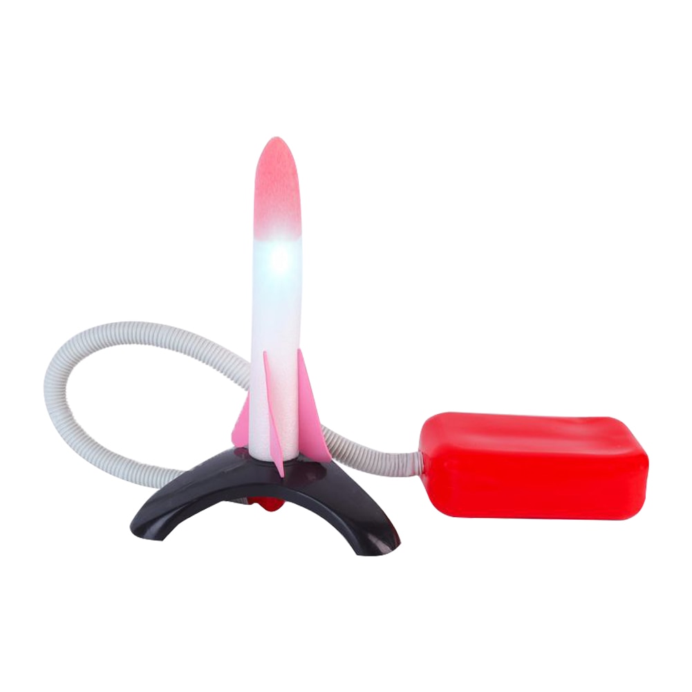 Weiche Interaktive Spielen Bunte Beleuchtung Entwicklungs Spiel Schritt Pumpe Pedal springen Spielzeug Rakete Startprogramm freundlicher draussen-aktivitäzehn