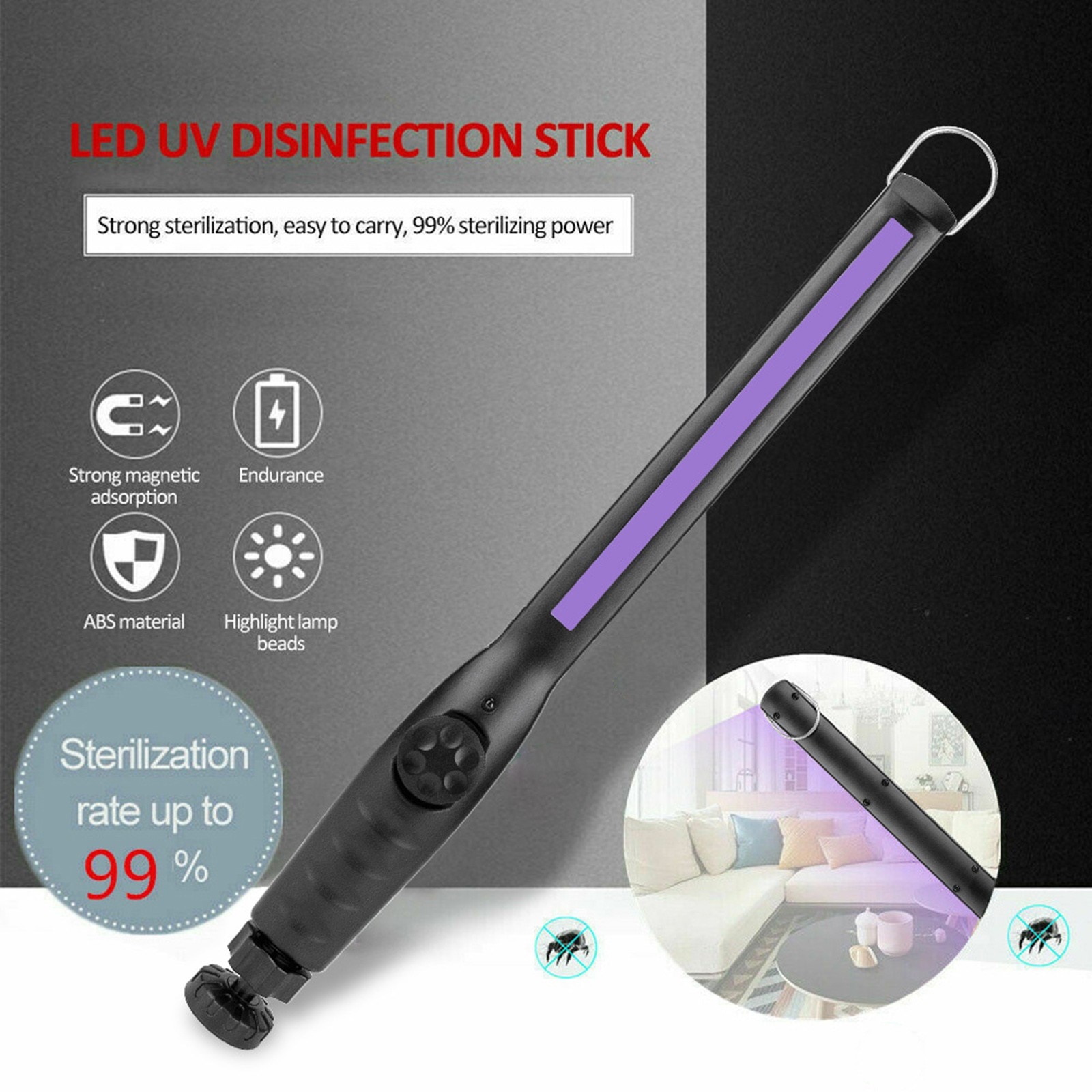 40LED UV Lamp Maintenance Lamp Household Portable UVC Ray Household Portable UVC Ray Ultraviolet Lamps