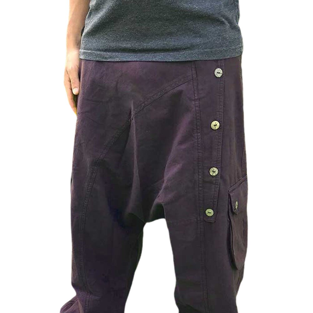 Miesten housut miesten vihreät haaremihousut casual bloomers loose pant meditaatio outdoor