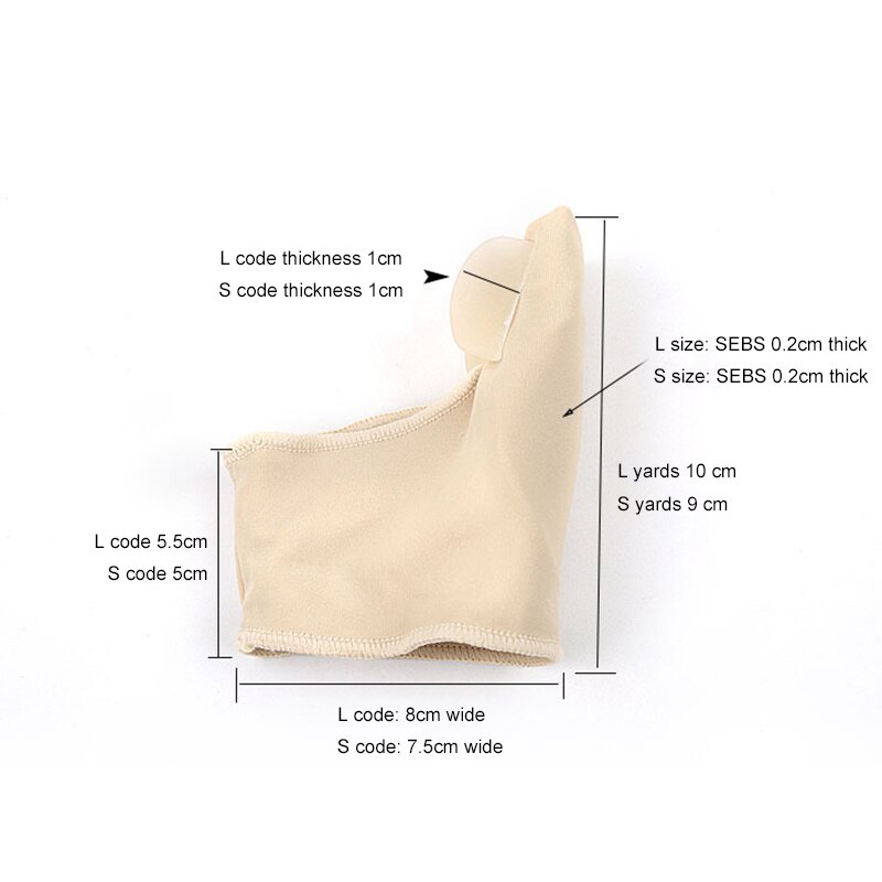 Bunion Corrector Toe Straightener Bunion Spalk Ondersteuning Protectors Mouw Met Ingebouwde Pad Voetverzorging Richter