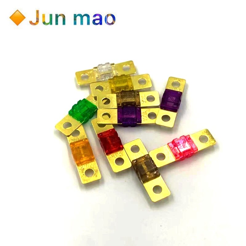 ANS FUSE 20A 30A 40A 50A 60A 70A 80A 100A 125A 150A 175A ANL Fusibles chapados en oro para coche Mini Audio estéreo para coche AFS Fusible