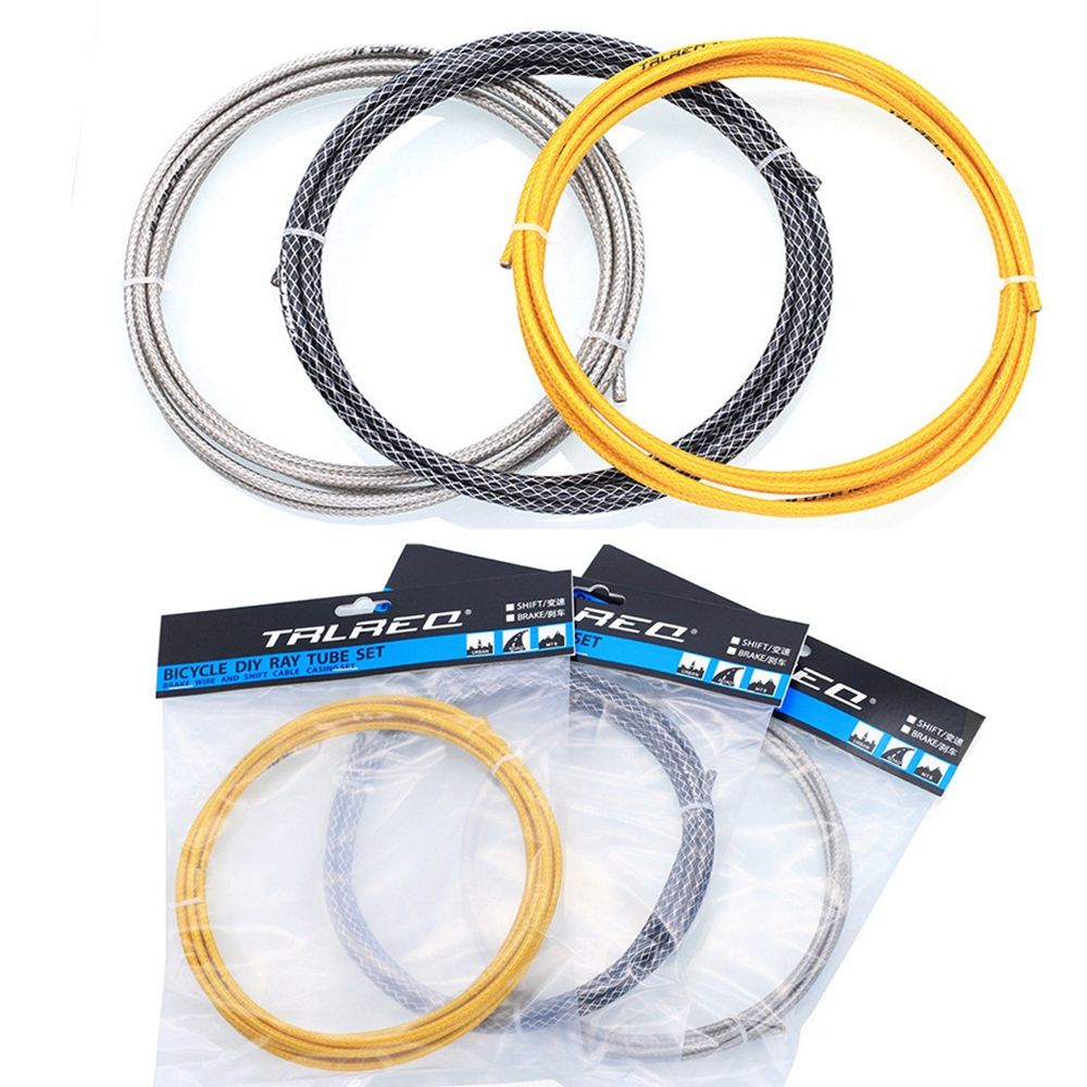 3 meters Length 5mm Bicycle Brake Cable Mountain Bike Shift Housing Derailleur Cables Weaving Line Pipe Tube Shifting Wire