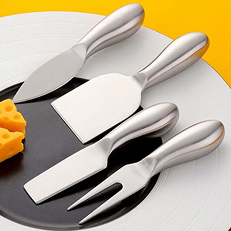 4-Piece Cheese Tool Cheese Slice Knife Kitchen Tool Cake Spatula Butter Knife Set