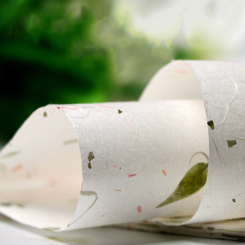 20szt 20*30CM chińnarty styl starożytny rymowanek papiernicze papier robić malowania ręcznie wykonana roślina Yunlong papier papier ryżowy papier firmowy