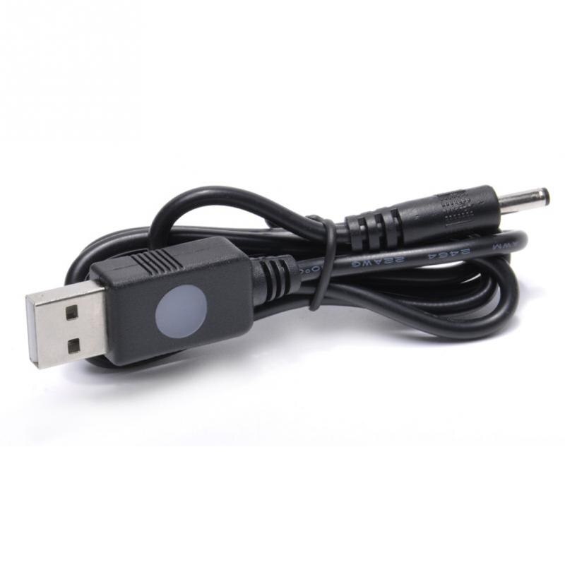 80Cm Lenth Dc 3.5 Mm Multifunctionele Koplamp Led Zaklamp Lader Draad Computer Usb Hoofdlamp Opladen Kabel