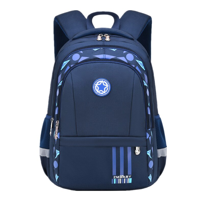 Kind Jongens Schooltassen Waterdicht Ademend Kids School Tassen Kinderen Orthopedische School Rugzakken Mochila Escolar: royal blue large