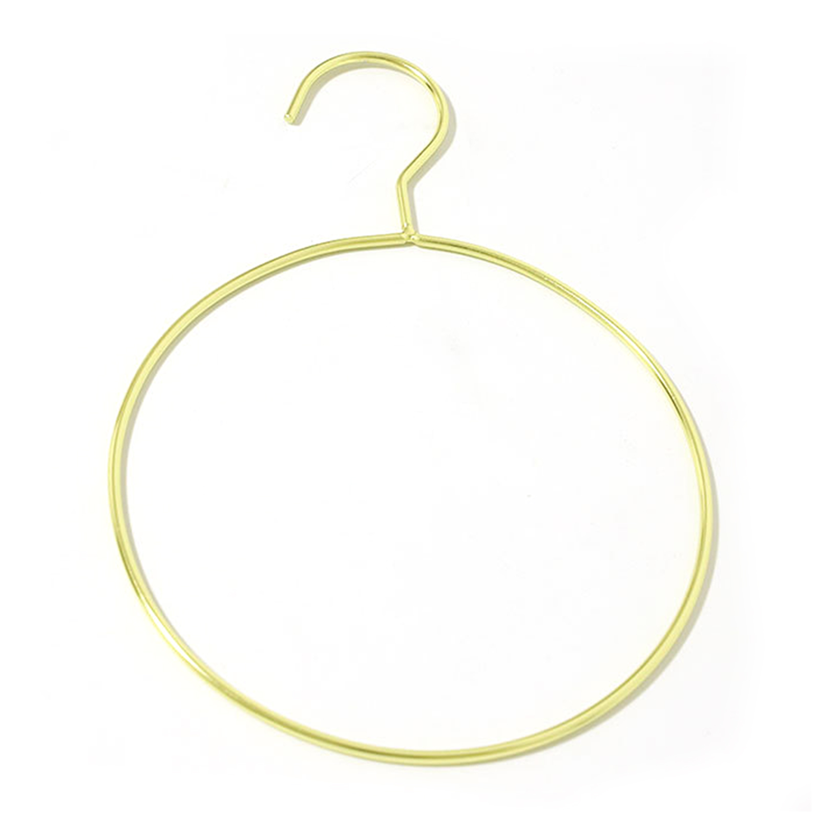 10 perchas de hierro redondas y cuadradas, resistentes y estables, de metal dorado, para abrigos, toalleros de baño, suministros para el hogar: XL / Oro