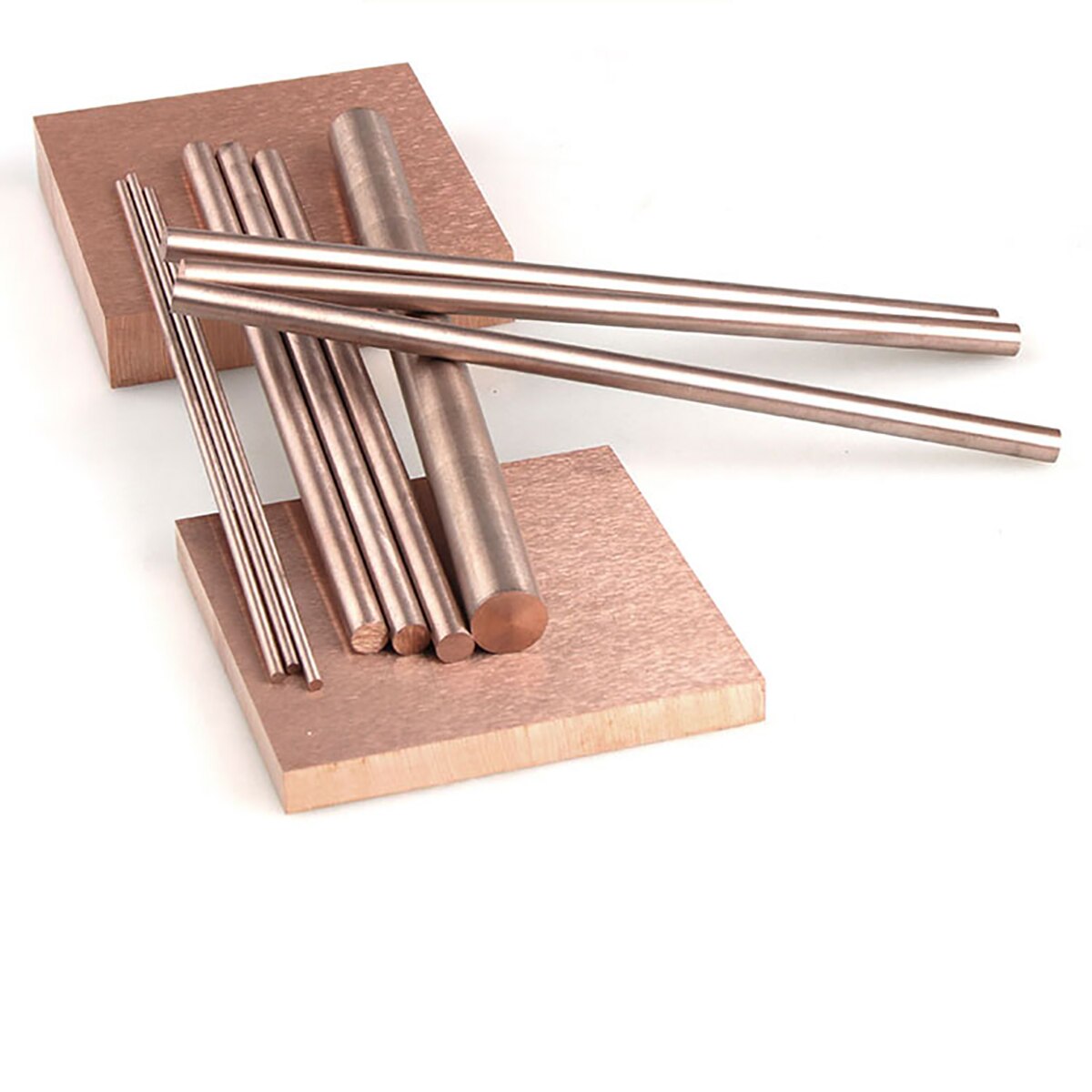 1Pcs W80Cu20 Puntlassen Elektrode Staaf W80 Tungsten Koperlegering Bar Lengte 200Mm Diameter 2 Tot 8Mm