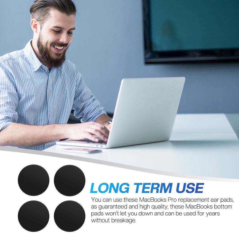 4 Stuks Pro Bodem Pad Voeten Voet Pad Originele Voor Macbook Pro A1278 13 &quot;Bottom Base Rubber A1278 a1286 A1297