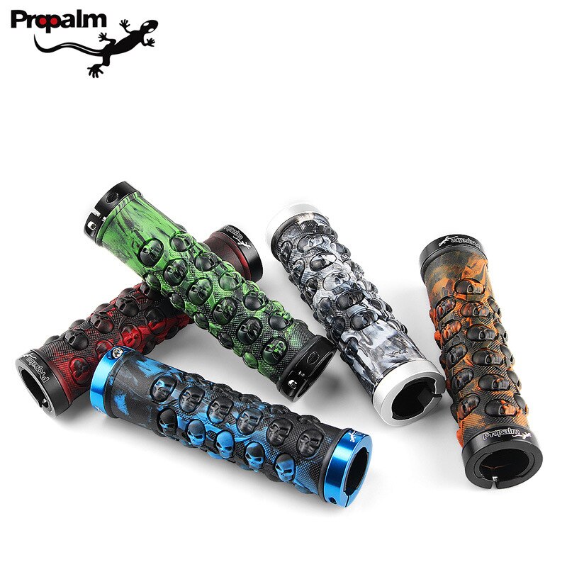 Propalm Schedel Fiets Grips Mountain Racefiets Handvat Bar Grips Voor Fietsen Anti-Slip Comfortabele Rubberen Fiets Stuur Grips