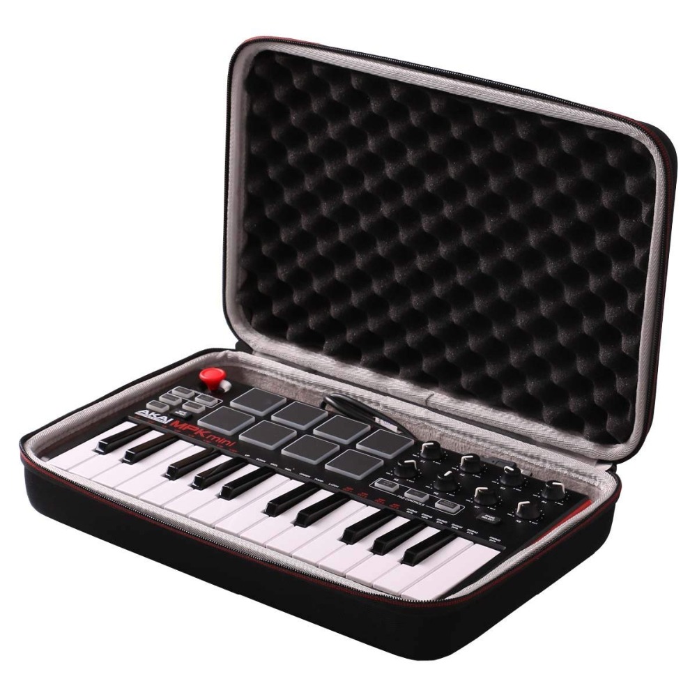 LTGEM – sac de voyage pour Akai, pour MPK Mini MKII et MPK Mini Play , avec contrôleur de clavier et de batterie MIDI USB à 25 touches