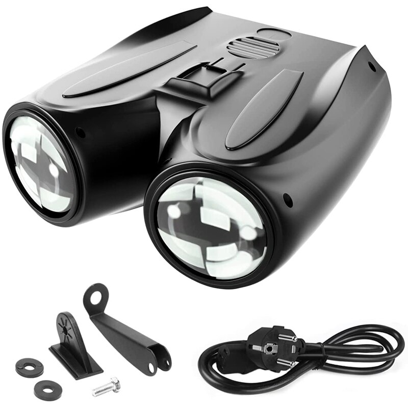 Lumières de scène DJ 128 LED, motif sonore, lumière de fête activée, effet stroboscopique, pour Club de danse, événement Disco de mariage: PRISE AMÉRICAINE