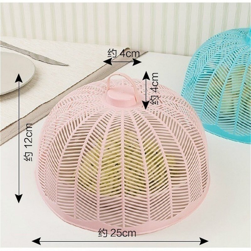 Plastics Tafel Cover Circulaire Anti Fly Mosquito Keuken Koken Gereedschap Mesh Voedsel Schotel Covers Picknick Bbq Party Opvouwbare Tent