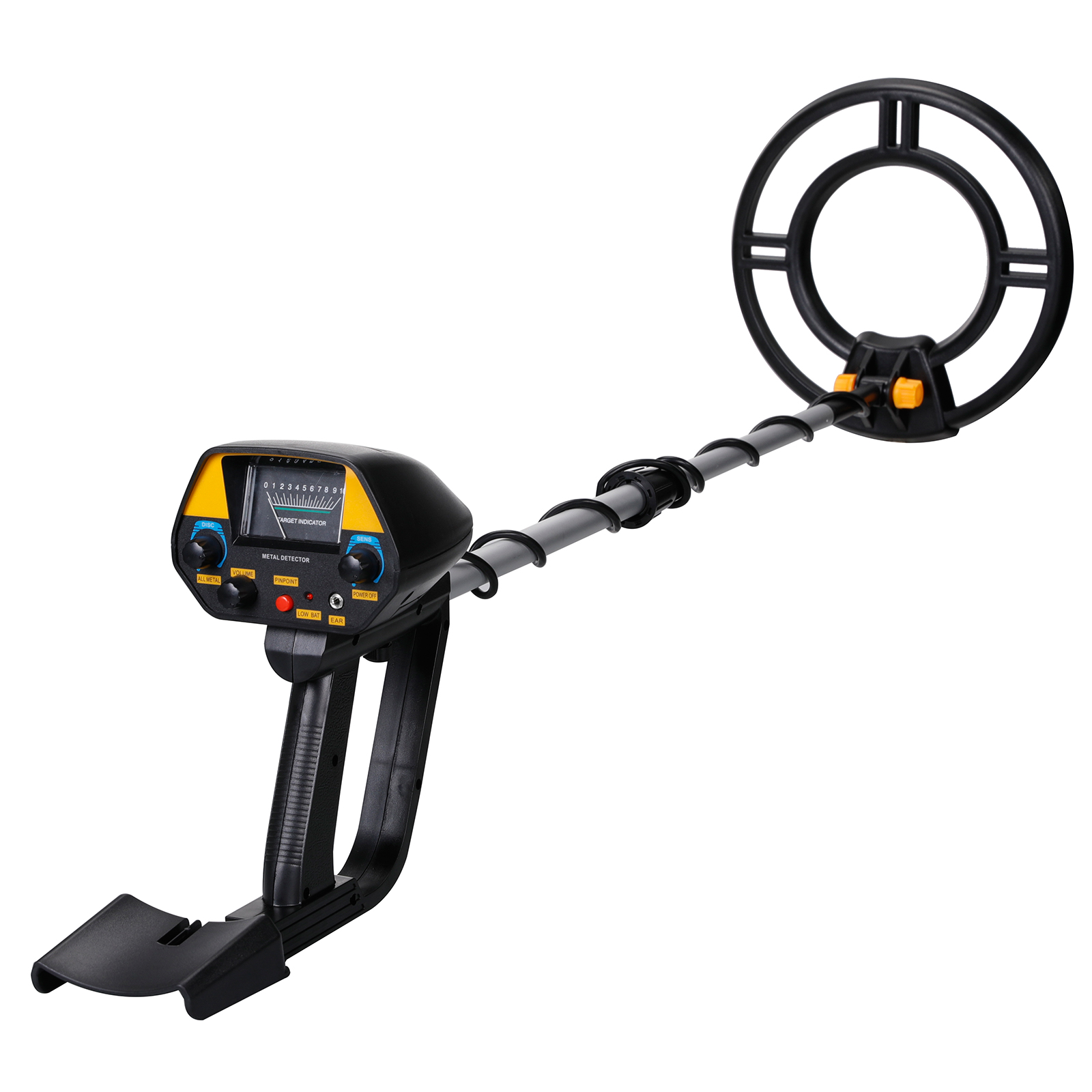 MD940 ALL METAL &amp; Disc Mode Metal Detector High Sensitivity Underground Metal Detecting Tool Jewelry Treasure Finder Hunter