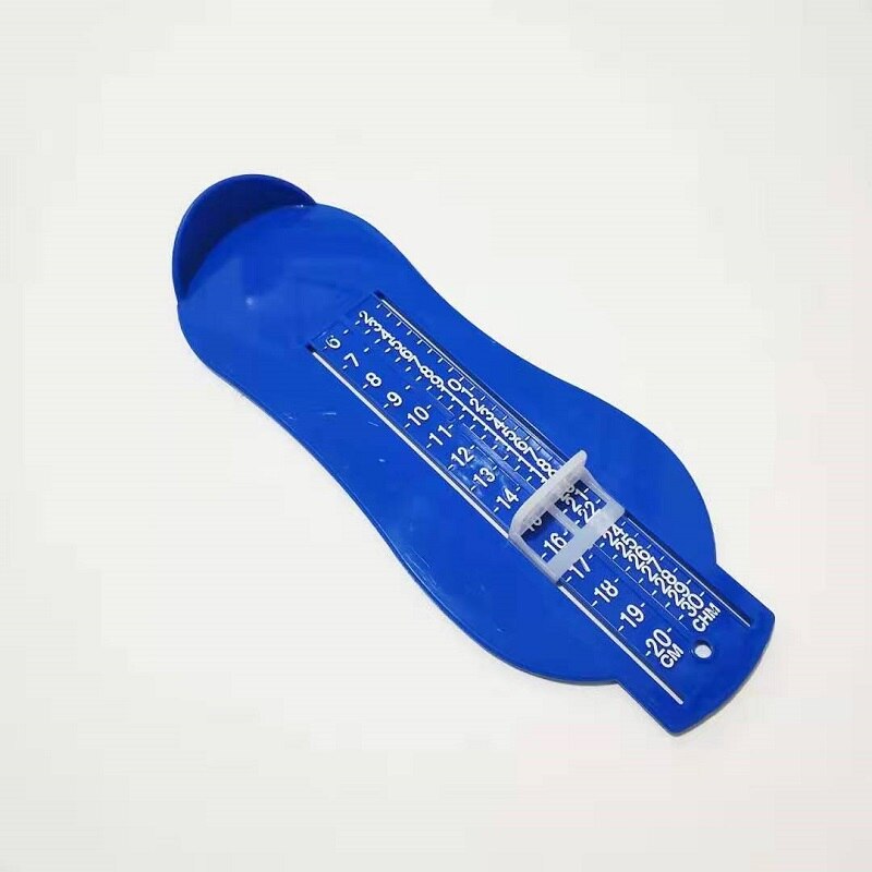 Baby Fuß Herrscher freundlicher Fuß Länge Sauerei Lineal Werkzeug Art Schuhe Rechner Für Kleinkind Schuhe Armaturen Messgerät Werkzeuge Zubehör: Blau
