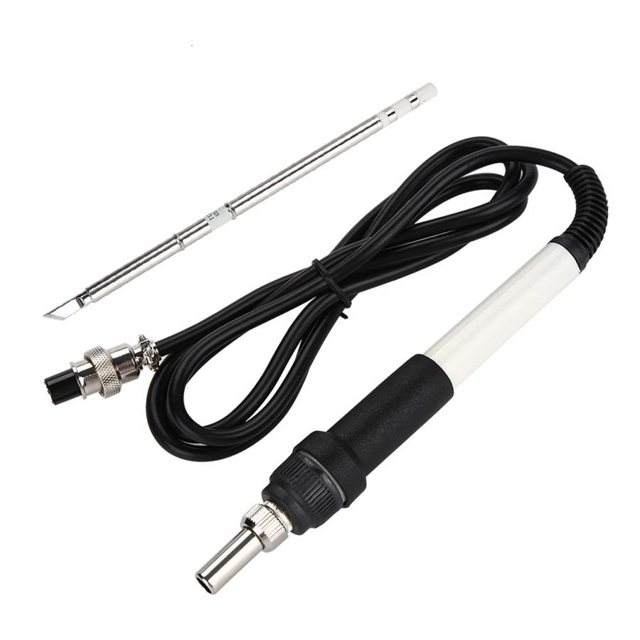 Soldering Handle for DSK T12-D Soldering Station&Soldering Iron Tip DC 12-24V SG: Black