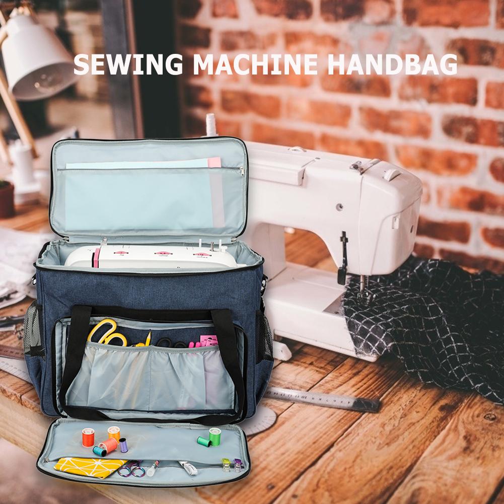 Knitting Bag Oxford Cloth Machine Storage Bag Large Capacity Sewing Tools Handbag Sewing Tools Dust Cover Case Accessories