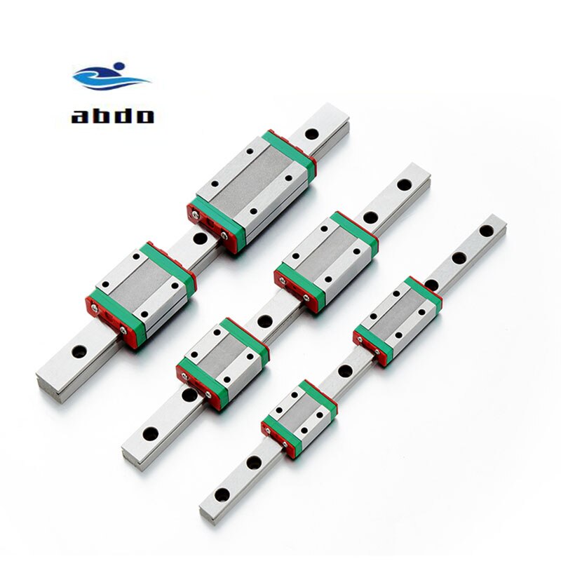 Høy 2 stk mgn 12h mgn 12c lineær lager glideblokk matcher bruk med mgn 12 lineær guide for cnc xyz diy graveringsmaskin