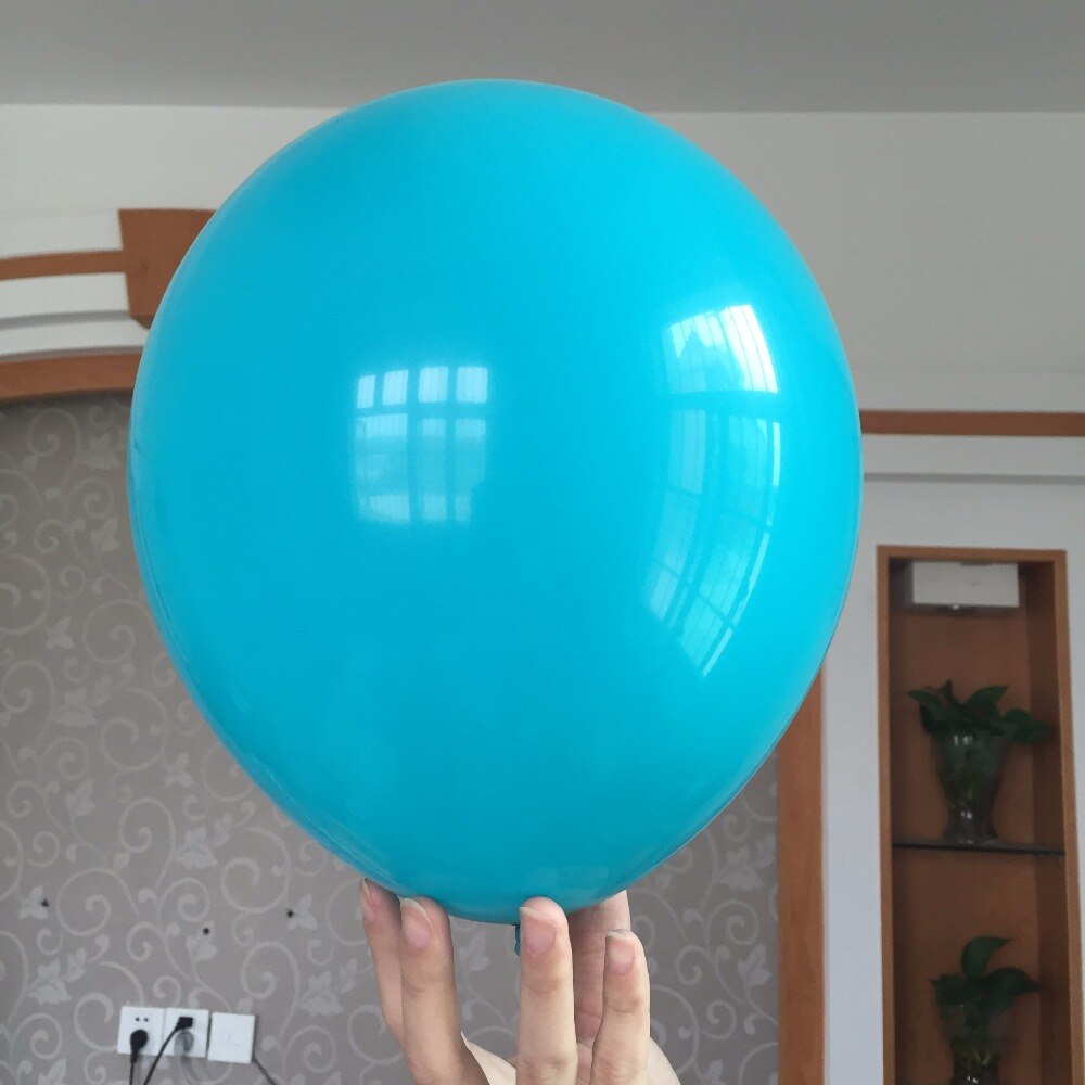 25 stuks Turquoise Latex Ballonnen 12 Inch Aqua Gekleurde Bulk air helium Ballon bruiloft verjaardag engagement bridal shower party