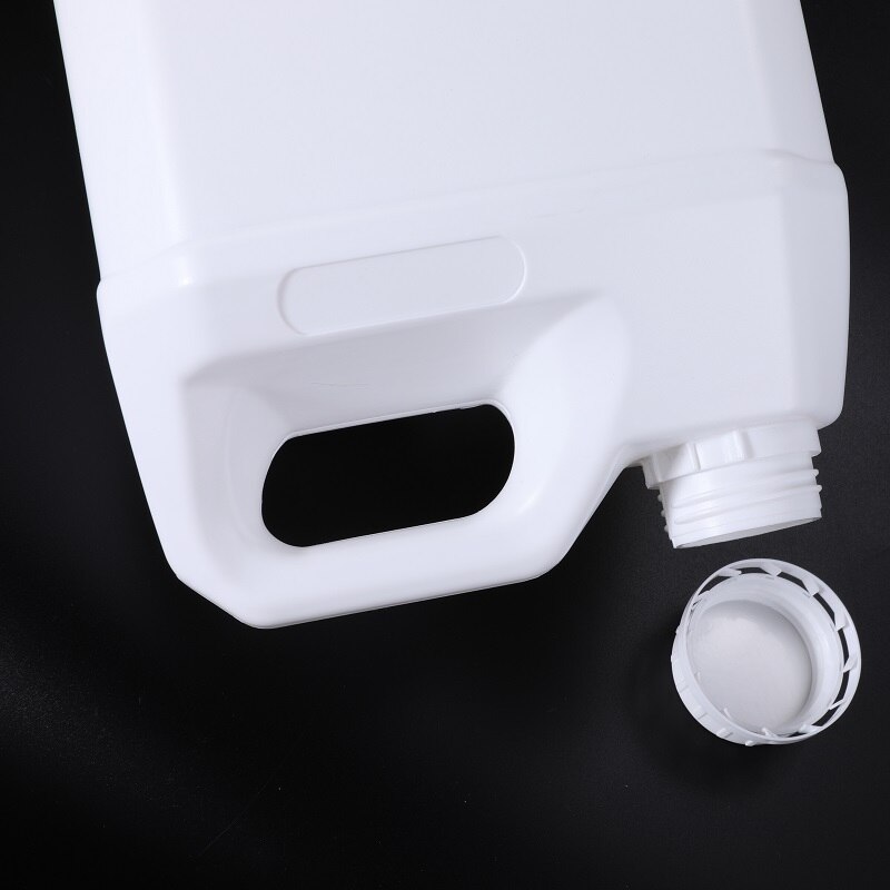 Contenedor de plástico HDPE cuadrado de 3 litros, contenedor portátil a prueba de fugas, cubo para productos químicos, botella para detergente para ropa, 1 ud.