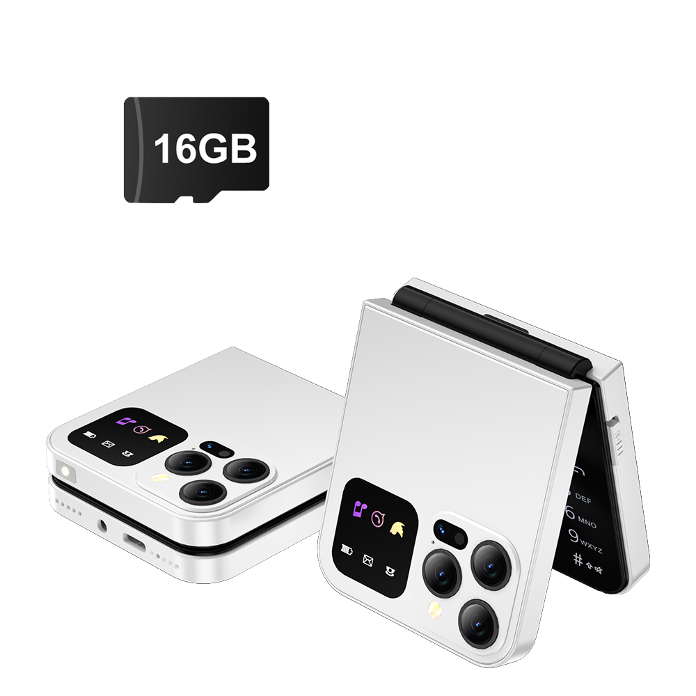 SERVO A50 Profi Klapptelefon, Dual-SIM-Karte, GSM, elektrische Taschenlampe, automatische Anrufaufzeichnung, 2,4-Zoll-Bildschirm, faltbare Mobiltelefone Typ C: MULTI