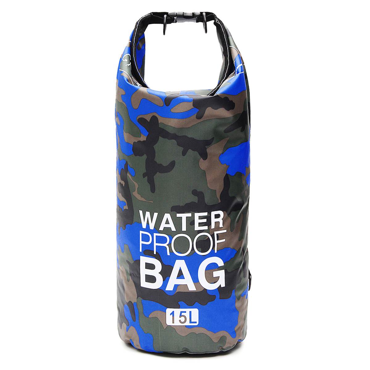 15L PVC Waterproof Dry Bag Camp Outdoor Camouflage Diving Foldable Man Women Beach Swimming Bag Rafting River Ocean backpack: 4