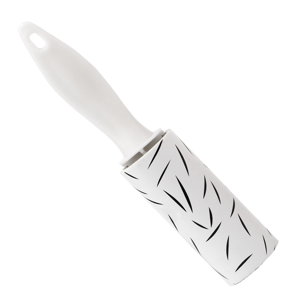 Appareil de nettoyage Portable, nettoyeur de poussière, manteau de vêtements, rouleau à peluches collant, Mini rouleau de papier collant à déchirer, vêtements collants: WHITE