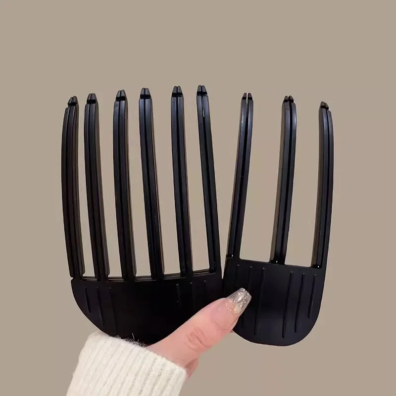 2pcs Fluffy Hairpin Curling Bangs Clips Hair Roots Volumizing Hairclips Set Women Curling Fixed Clip Volume Hair Roller: Desert Camouflage