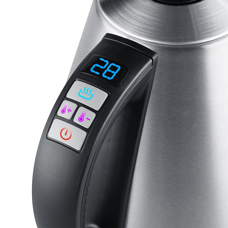 1L zwanenhals Ketel Waterkoker verstelbare temperatuur isolatie roestvrijstalen drip koffie thee EU theepot