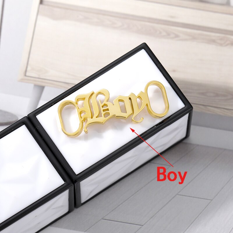 Nette Baby Mädchen Edelstahl Schuh Schnalle Sternzeichen Schuh Schnalle Für Frauen Männer Gold Schnürsenkel Tag Charme Schmuck Zubehör BFF: Boy