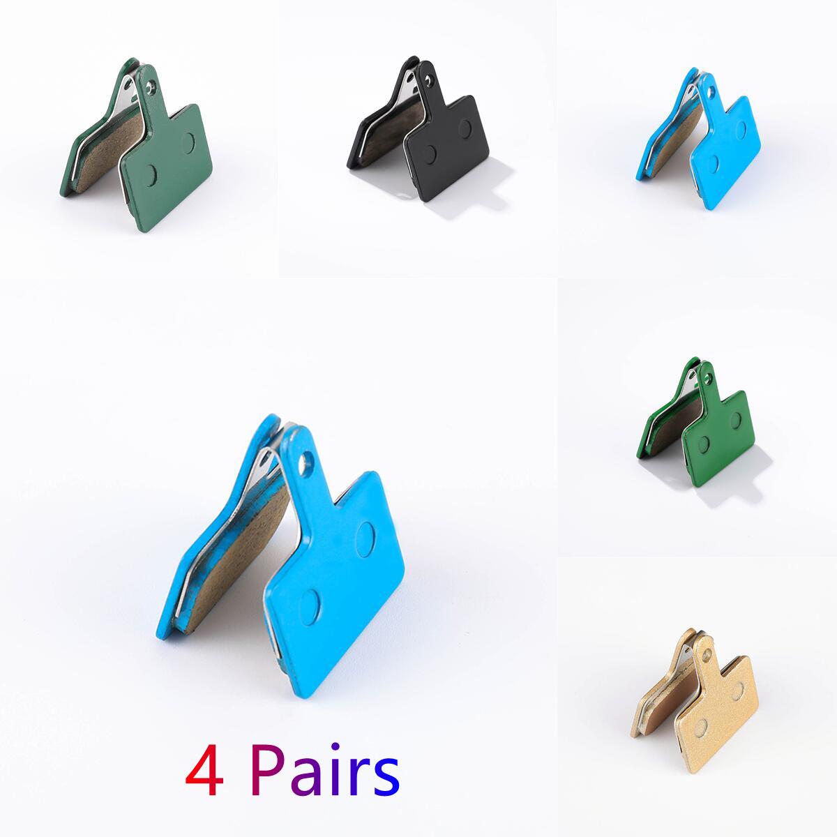 4 Pairs MTB Bicycle Resin Semimetal Disc Brake Pads For Shimano B01S M375 M395 M446 M485 M486 M416 Deore M515 M525 Bike Brake