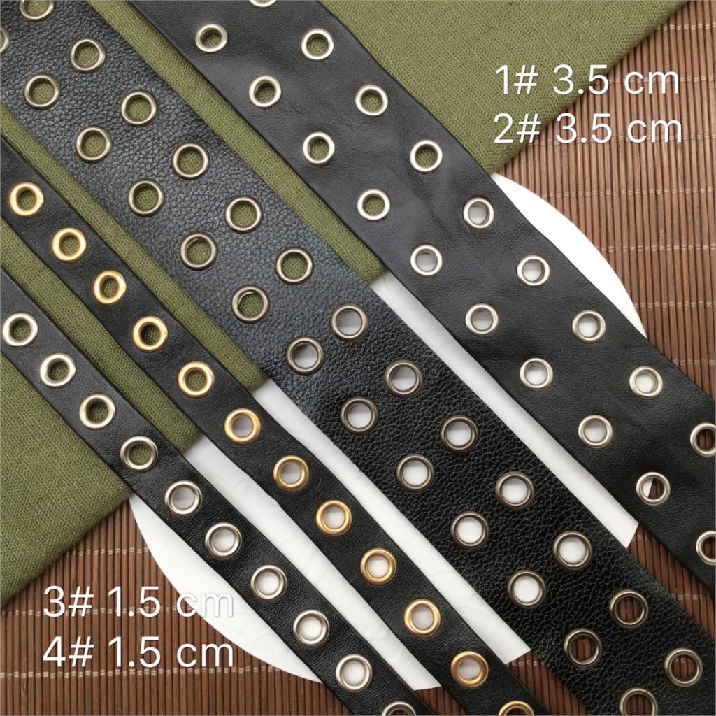 Bredde 15/35mm pu stoff med plaggøyer gjennomføringe teip bånding listverk teip diy til sko klut