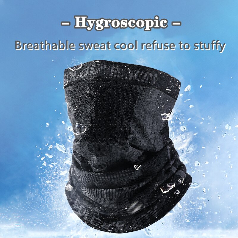 Cycling Face Cover Mask Outdoor Wicking Lightweight Breathable Sports Headband Dust-proof Cationic Fiber Scarf