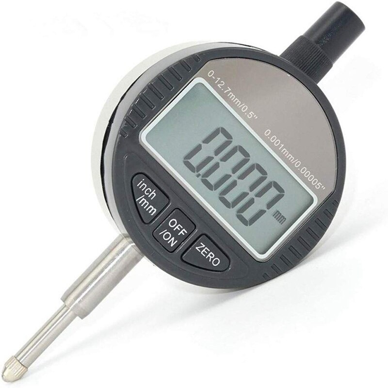 ! 0.001Mm/0.00005 inch Dial Mini Indicator Measurement Instrument Precision Digital Electronic Micrometer Gauge Tool 0-
