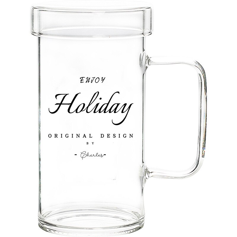 1 st 700ml värmebeständiga borosilikat kaffemuggar med handtaget muggar glas tekopp drinkware mjölk