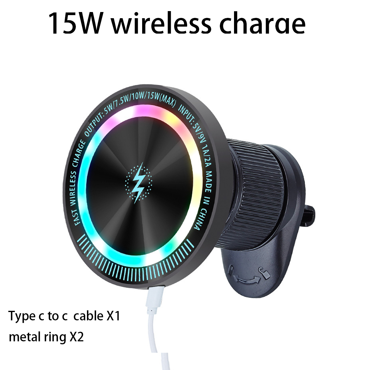 Accessori Auto Per Iphone Beeasy Supporto Auto Magnetico Wireless 15W - Caricatore MagSafe 2in1 Per IPhone 16/15/14/13/12 Porta Iphone Auto - Foto 7