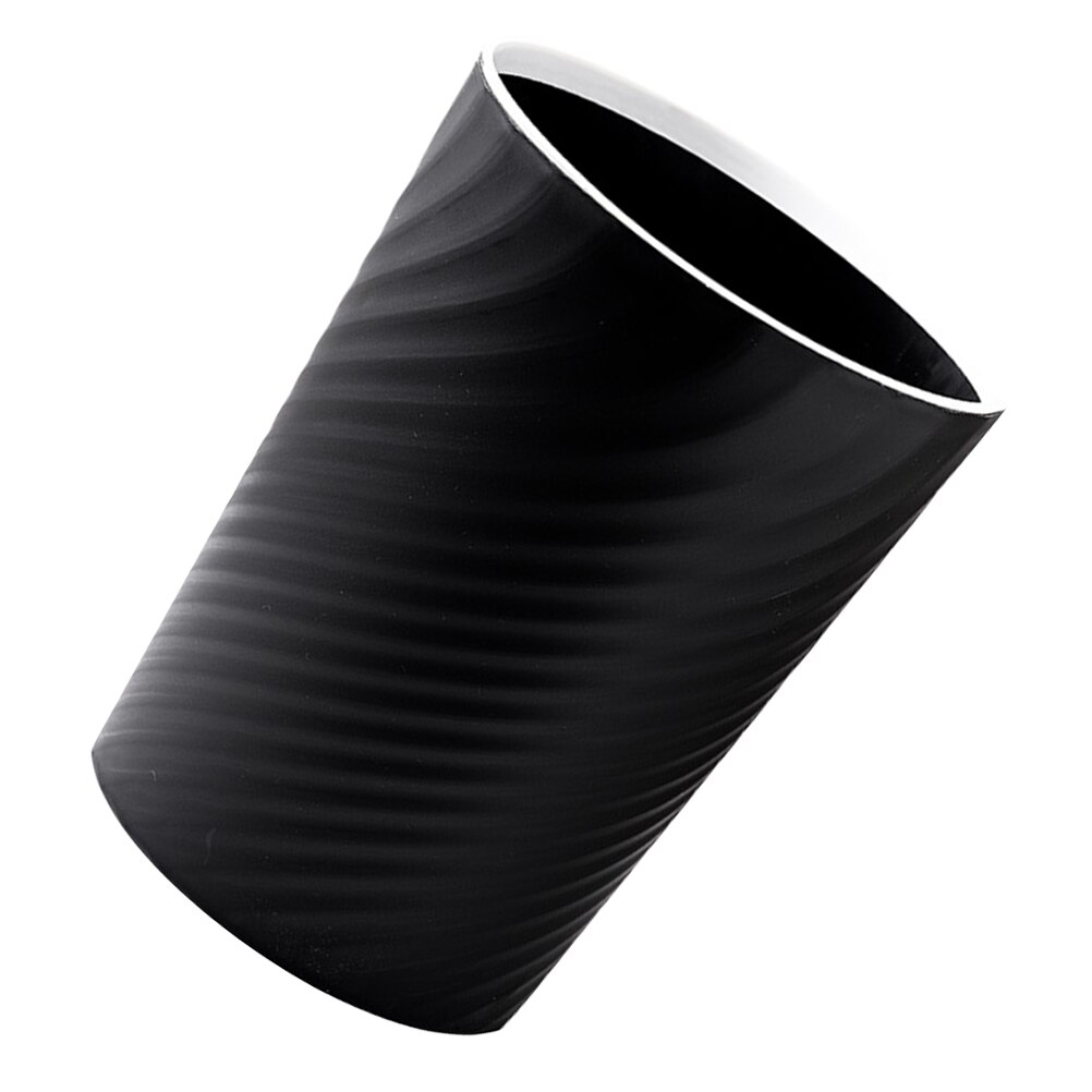 Office Home Use Ash-bin Round Shape Garbage Bucket Household Furnishing: Black