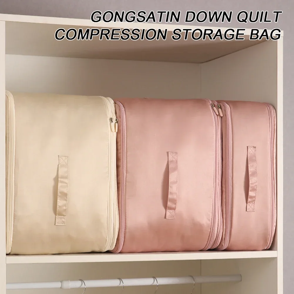 Quilt-opbergtas met grote capaciteit, stofdichte stapelbare organizerbox voor kleding, multifunctionele opbergzakken voor kast