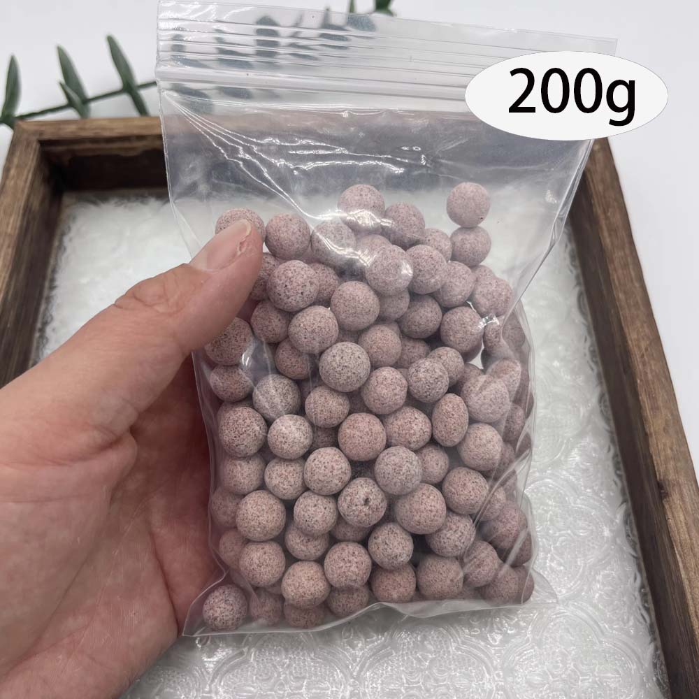 200/500g acuario bola de cuarzo filtro de tanque de peces medios partículas huecas bola biológica Bio filtro para accesorios de acuario: Negro
