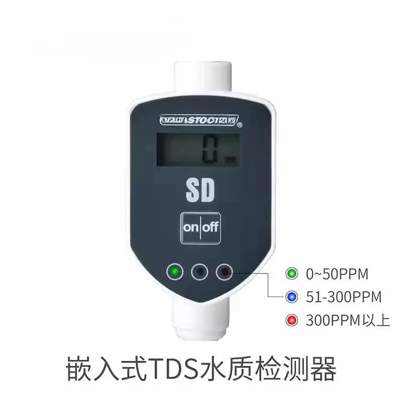 In-Line Aquarium Fish Tank TDS Water Monitor Embedded Test Pure RO Machine Water