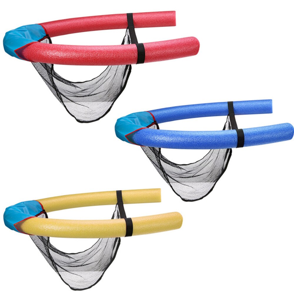 Floating Chair Swimming Pool Seats Pool Floating Bed Chair Pool Noodle Chair Rod for Children Learning Swimming (Red)