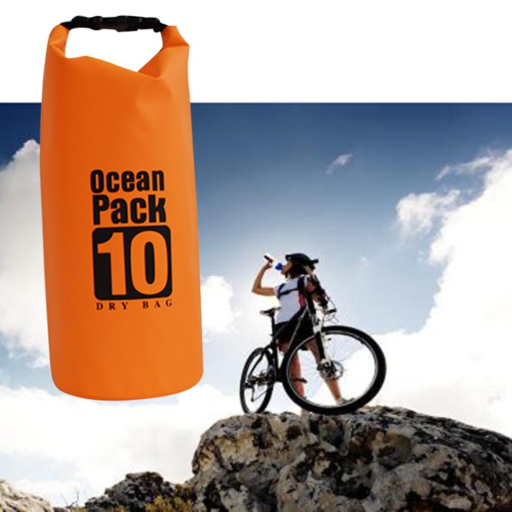 Waterdichte Sport Dry Bag Roll Top Afneembare Schouderbanden Opbergtas Kanoën, Strand, Kamperen En Vissen 10L