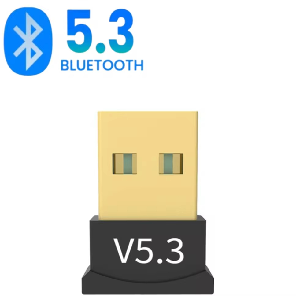 Adaptador USB Bluetooth 5,3, adaptador Dongle inalámbrico Bluetooth 5,1 para PC, portátil, altavoz inalámbrico, receptor de Audio, transmisor USB: Default Title