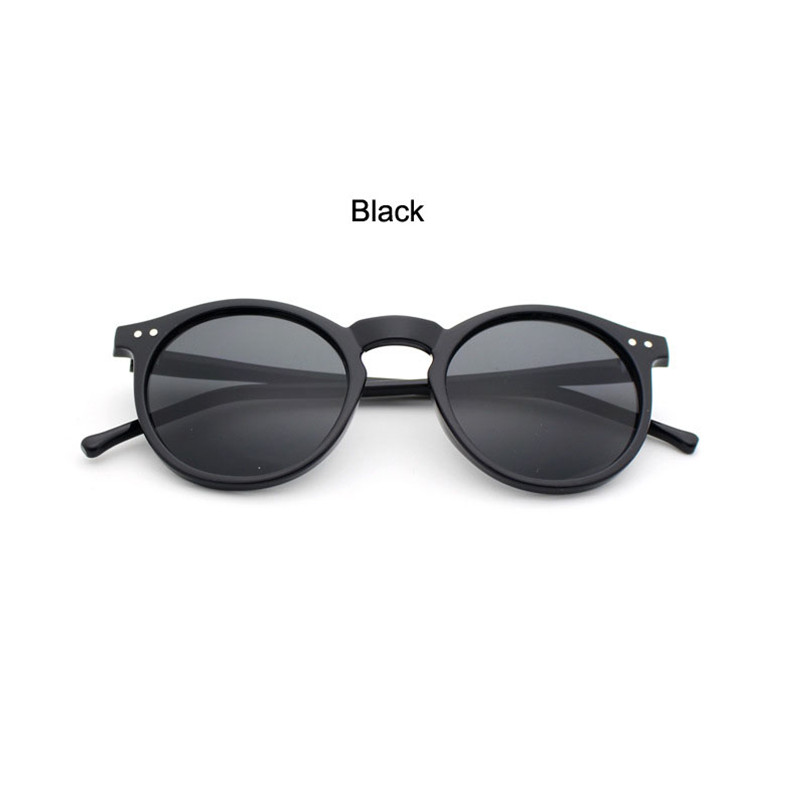 Oval Frame Zonnebril Vrouwen Retro Zonnebril Dames Zonnebril Vrouwelijke Mode Outdoor Rijden: Black