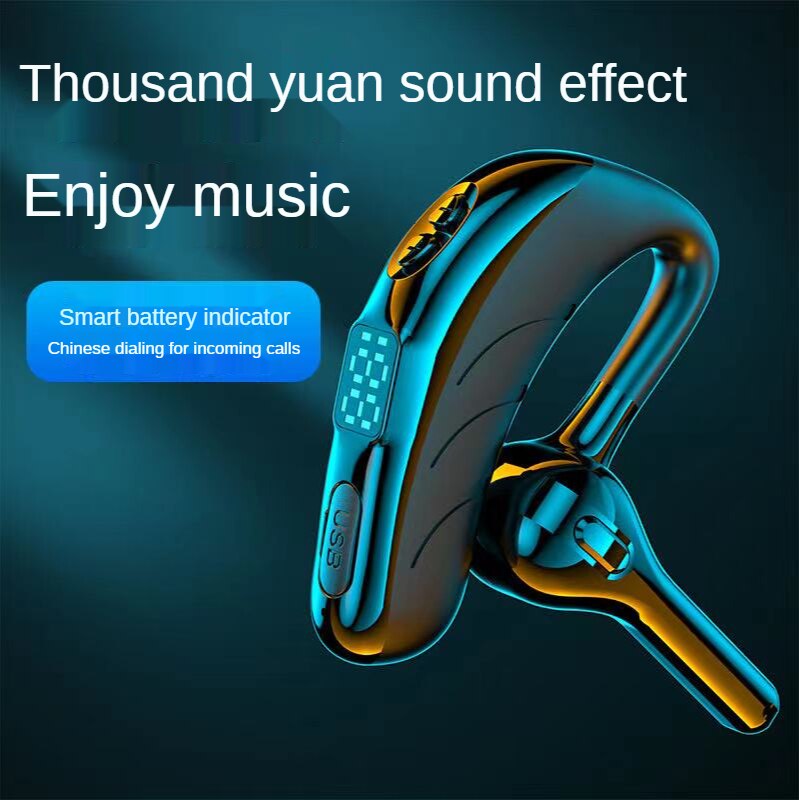 X13 zestaw słuchawkowy na jedno ucho z mikrofonem Bluetooth 5.1 słuchawka z redukcją szumów wodoodporna słuchawka bezprzewodowy zestaw głośnomówiący długi czas czuwania
